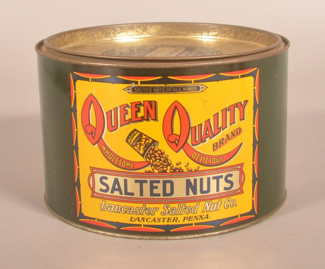 Excellent Queen Quality 5 lb. Peanut Tin. (1 of 4)
