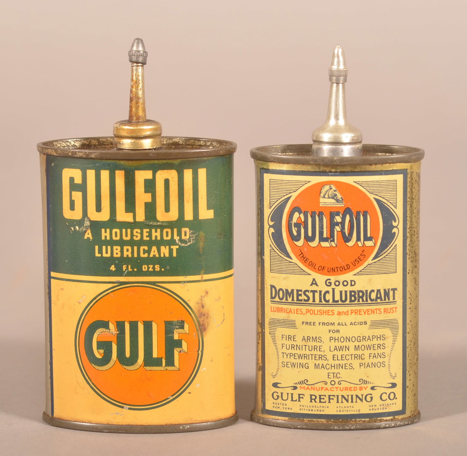 Two Early Gulfoil Lead Top Handy Oilers. (1 of 2)