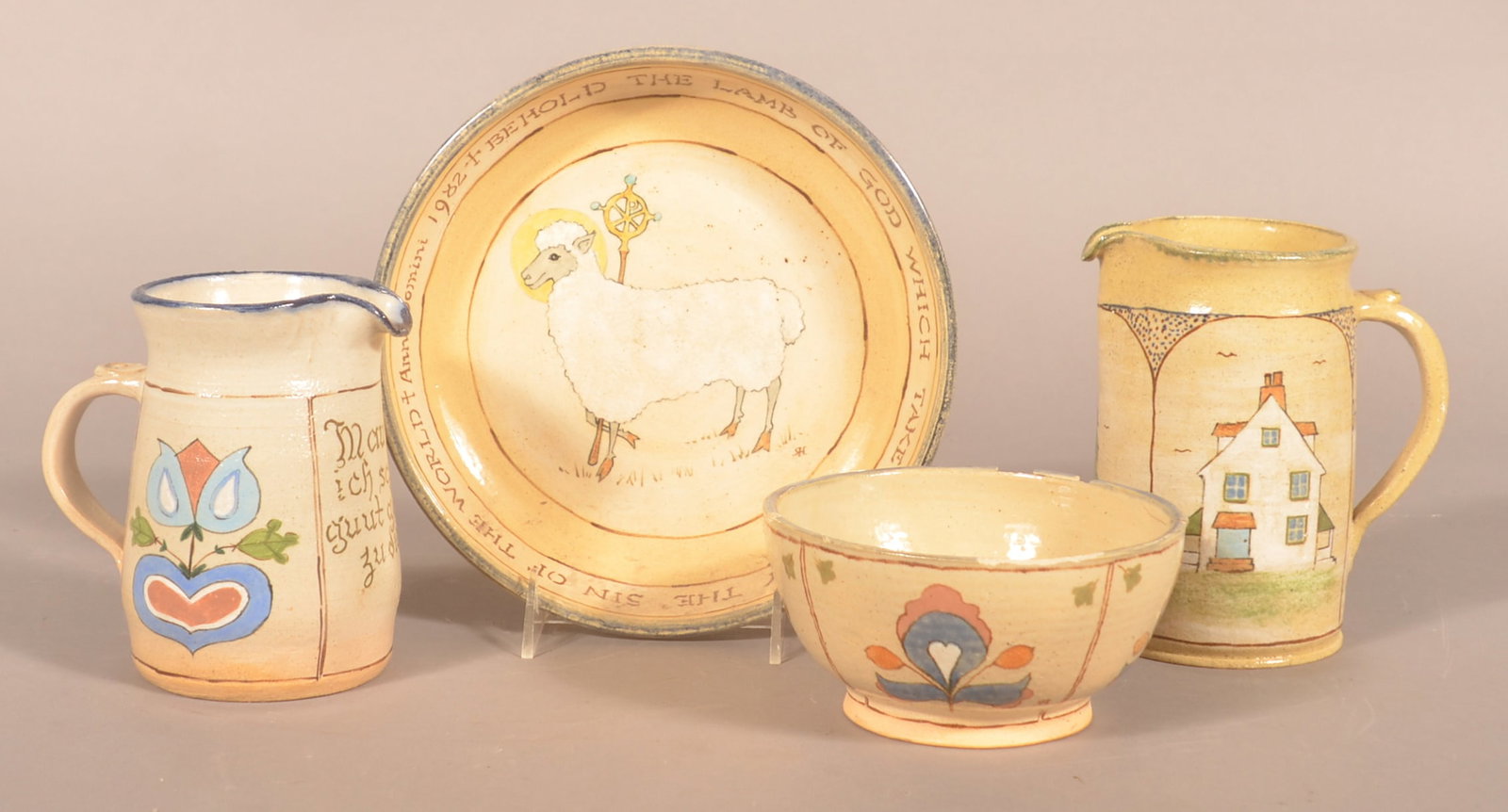 Group "Left Handed" Russell Henry Pottery Pieces (1 of 4)