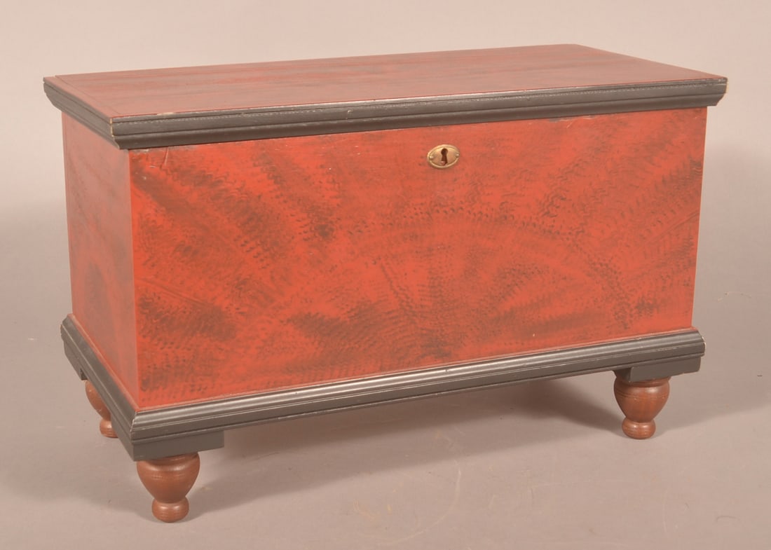 Small Paint-Decorated Berks County Child's Chest (1 of 5)