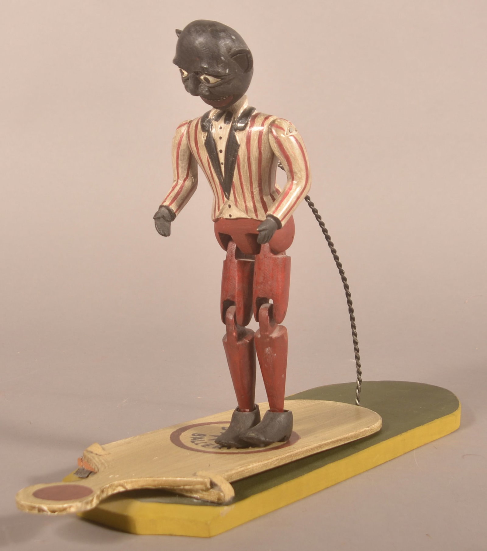 Folk Art Wood "Dancin Ballerina" Dude (1 of 3)