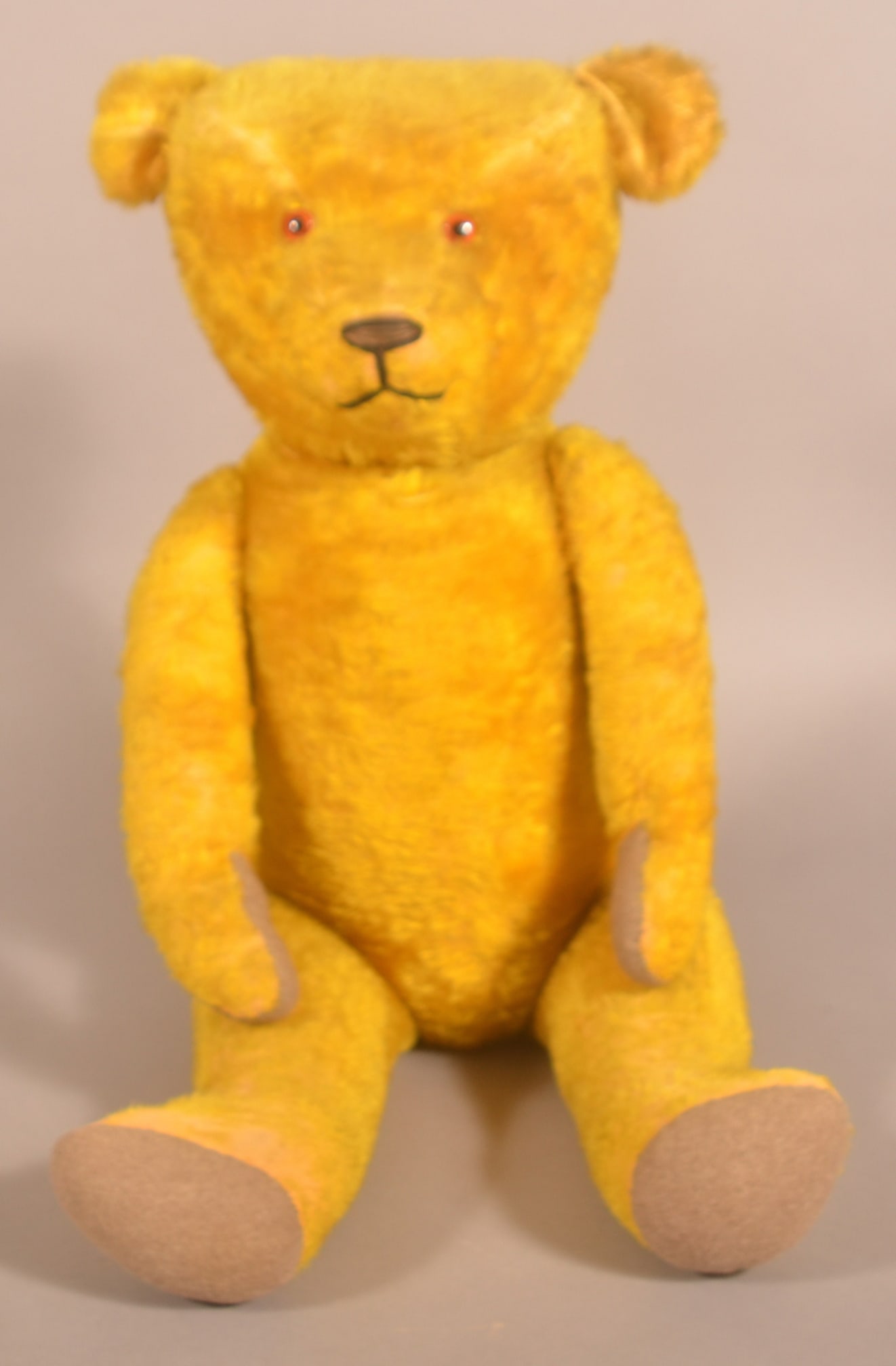 "Ruppert" Large 33" Antique Gold Mohair Teddy Bear (1 of 4)