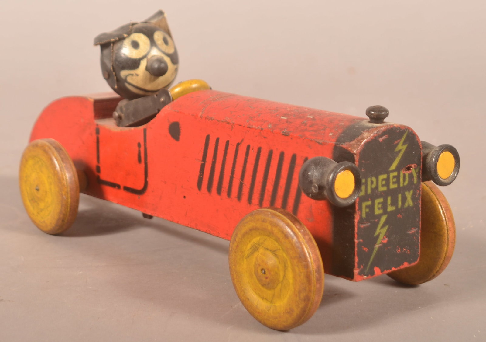 "Speedy Felix" Nifty Toys Antique Wooden Pull Toy (1 of 7)