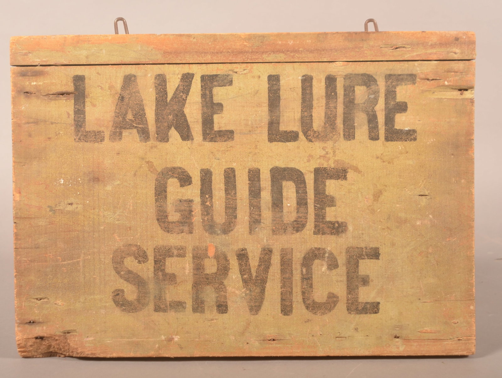 Historic Lake Lure Guide Service Wood Trade Sign (1 of 4)