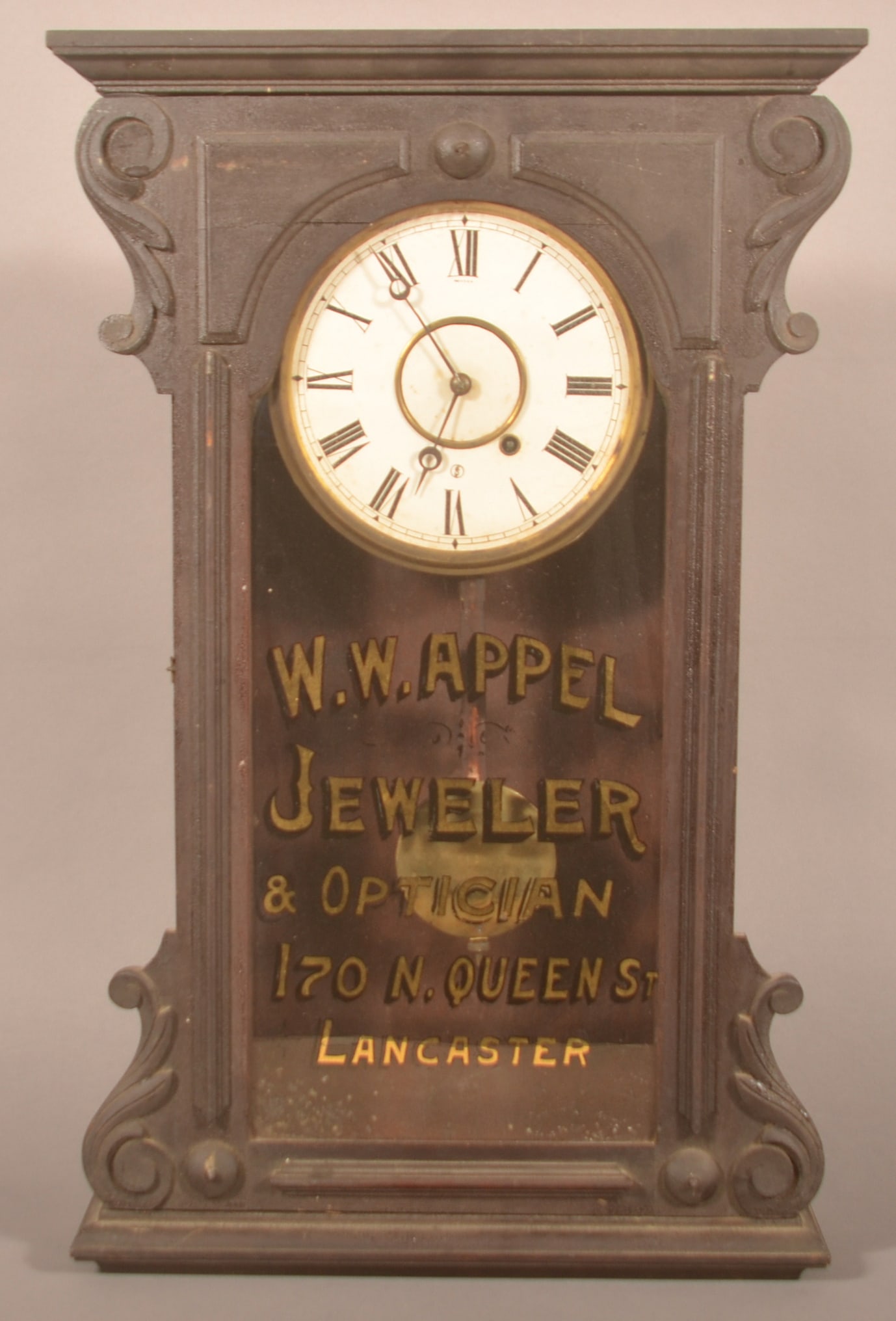 Lancaster W.W. Appel Jeweler Advertising Clock (1 of 6)