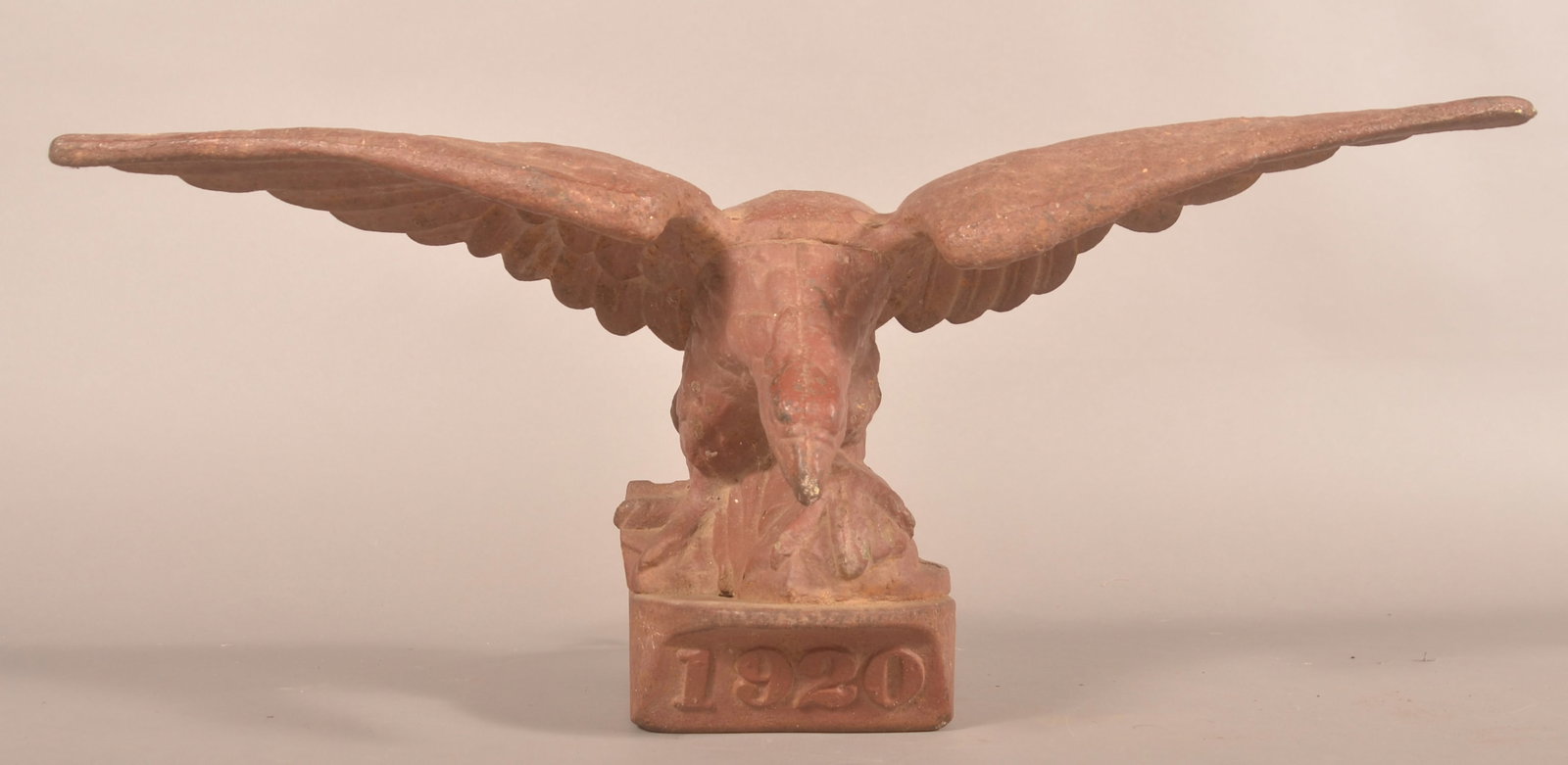 Great 1920 Heine Boiler Railroad Cast Iron Eagle (1 of 5)