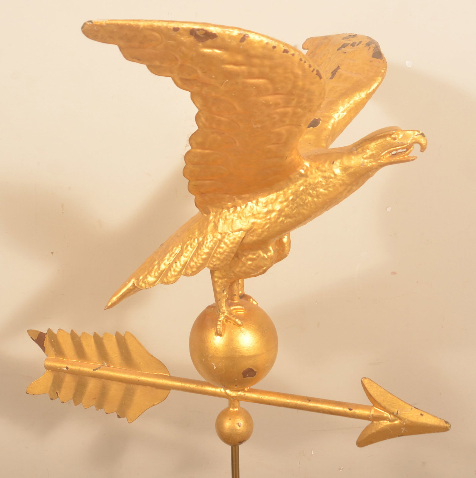 Small Full-Bodied Copper Eagle Weathervane (1 of 4)