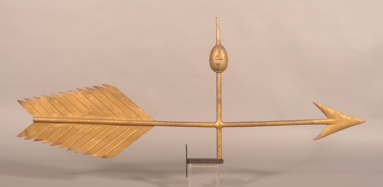 Large 47"L Gilded Arrow Weathervane (1 of 7)