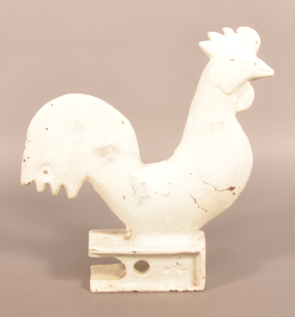 Cast Iron Rooster Windmill Weight (1 of 6)