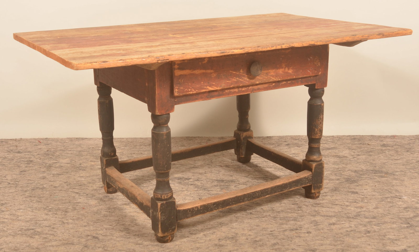 Early Lift-Top Painted Pennsylvania Tavern Table (1 of 5)