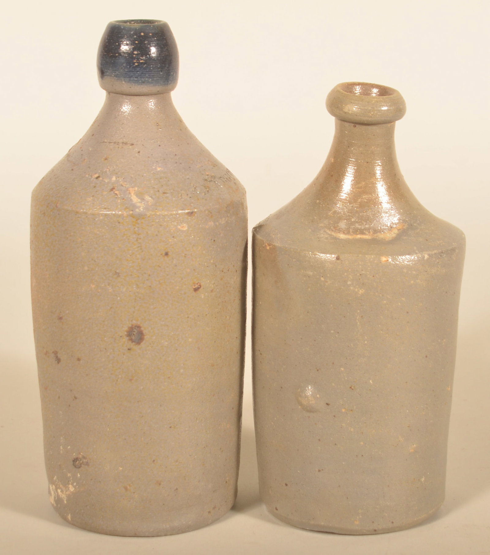 (2) 19th C. Stoneware Beer Bottles (1 of 5)