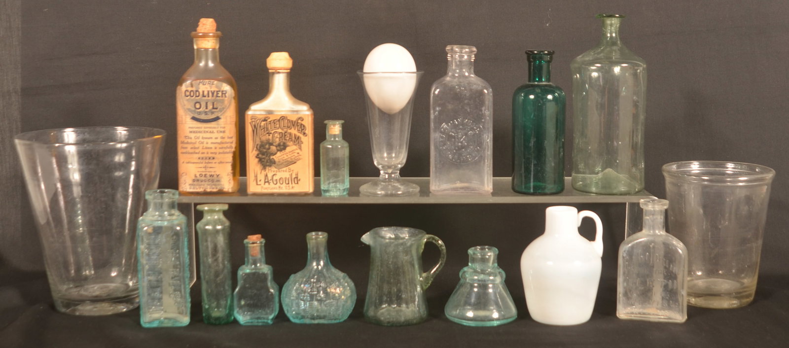 Group Patent Medicine, Blown Glass & Other Bottles (1 of 4)
