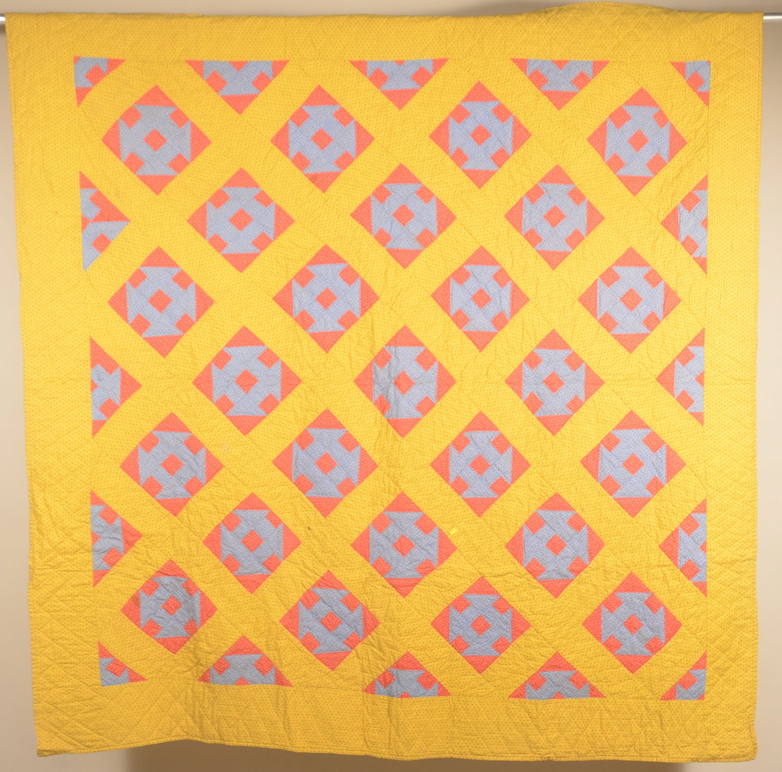 Antique Pennsylvania Maltese Cross Patchwork Quilt (1 of 7)