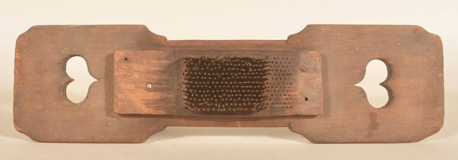 Antique Pennsylvania Double Heart Hatchel on Board (1 of 4)