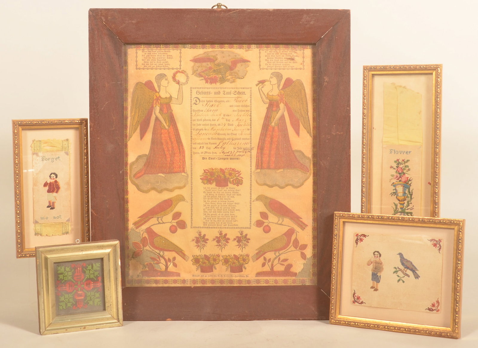 G.S. Peters Manheim Twp., PA Taufschein & Bookmarks (1 of 7)