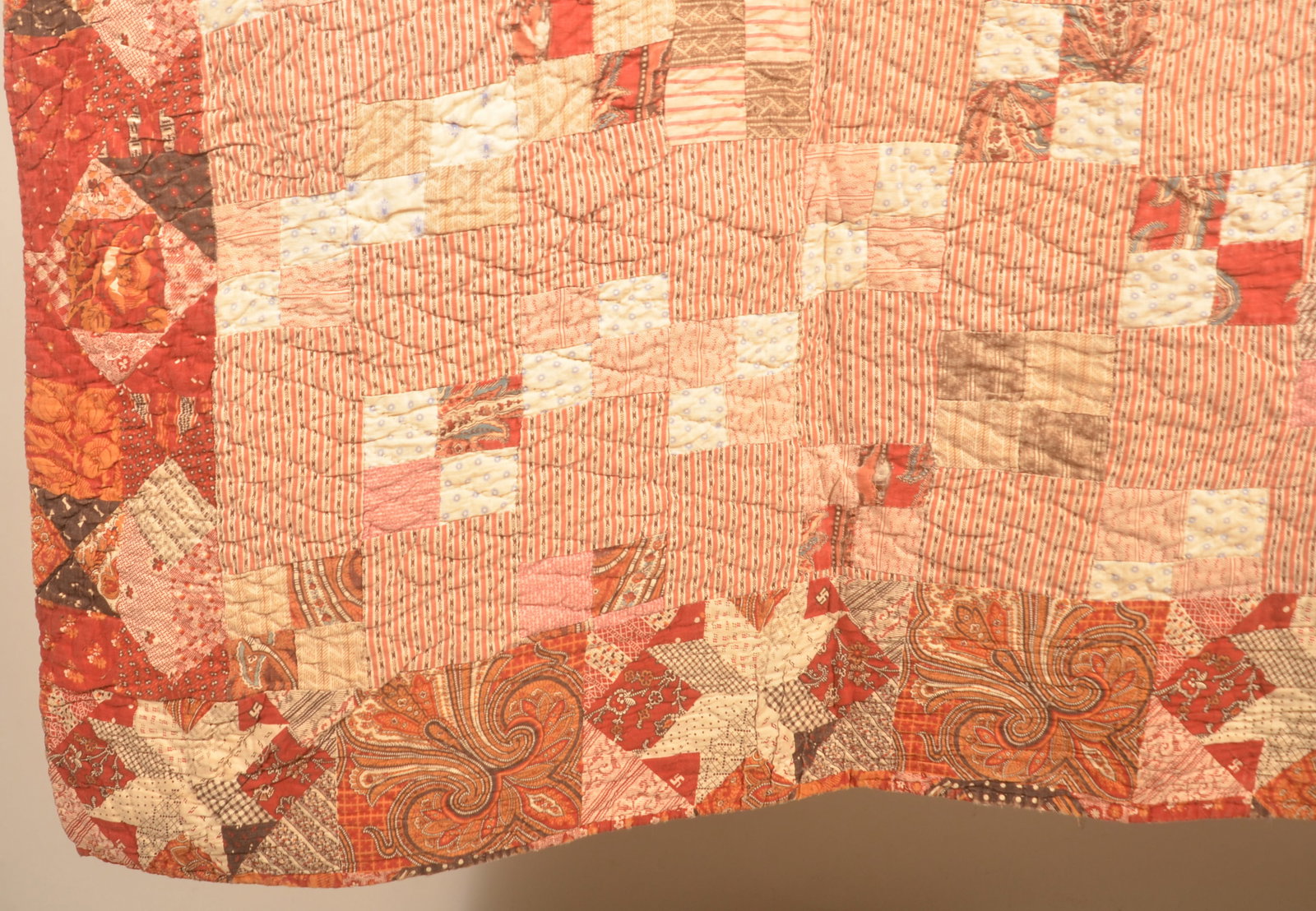 Early 4-Patch Pattern Pennsylvania Quilt - 3