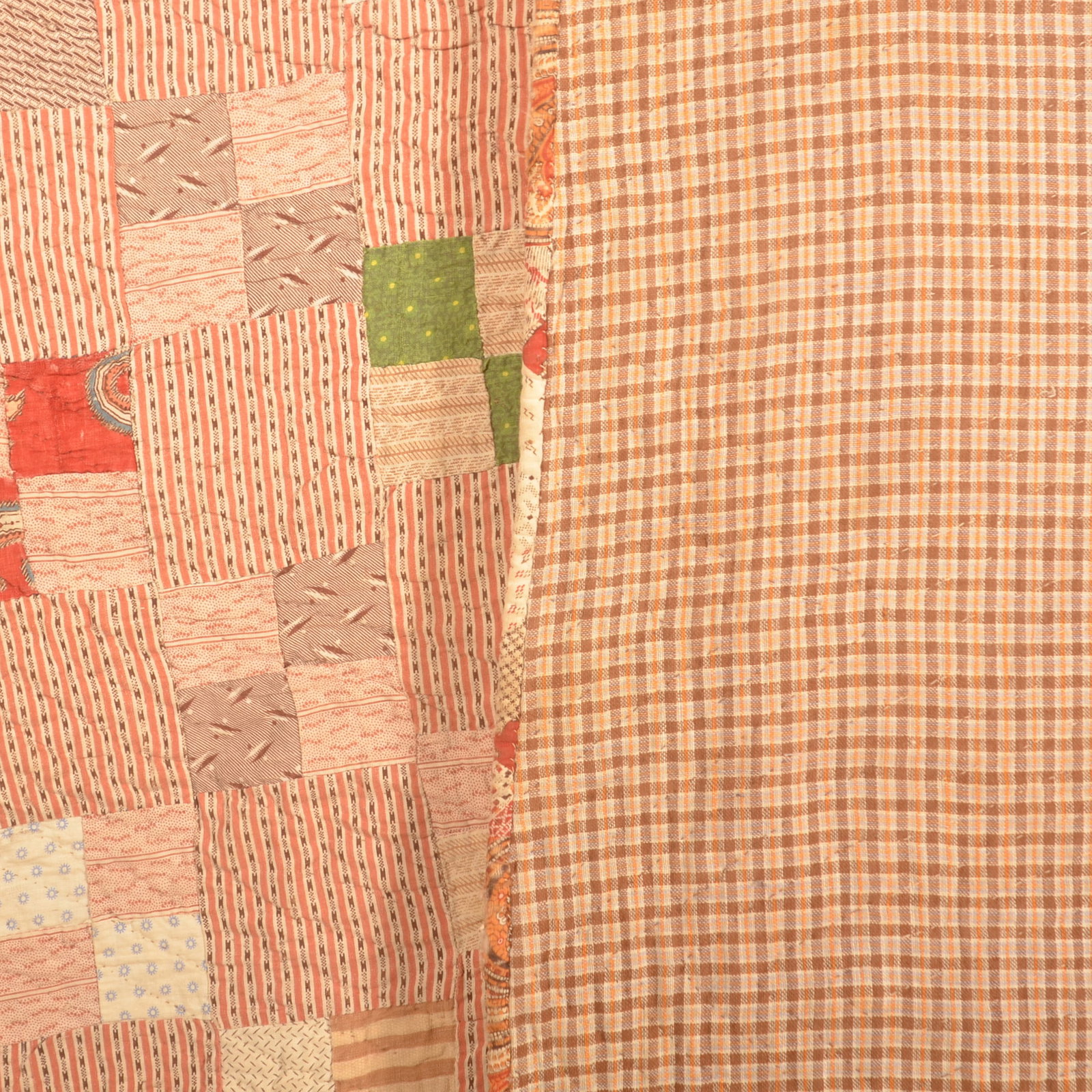 Early 4-Patch Pattern Pennsylvania Quilt - 5