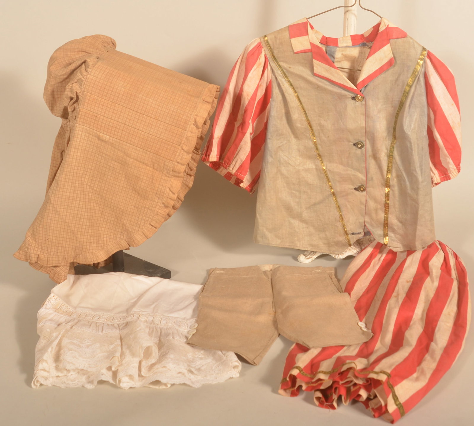 19th C. Clothing Incl. Patriotic Uncle Sam Outfit (1 of 2)
