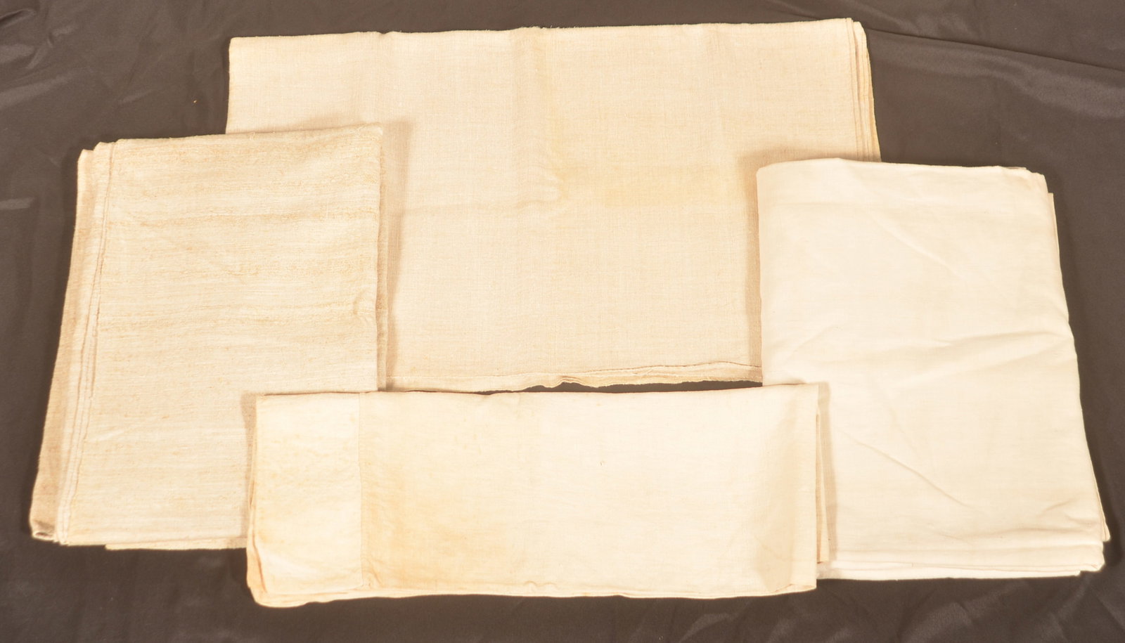 Antique Natural Hemp & Linen Bed Ticking & Bolster (1 of 5)