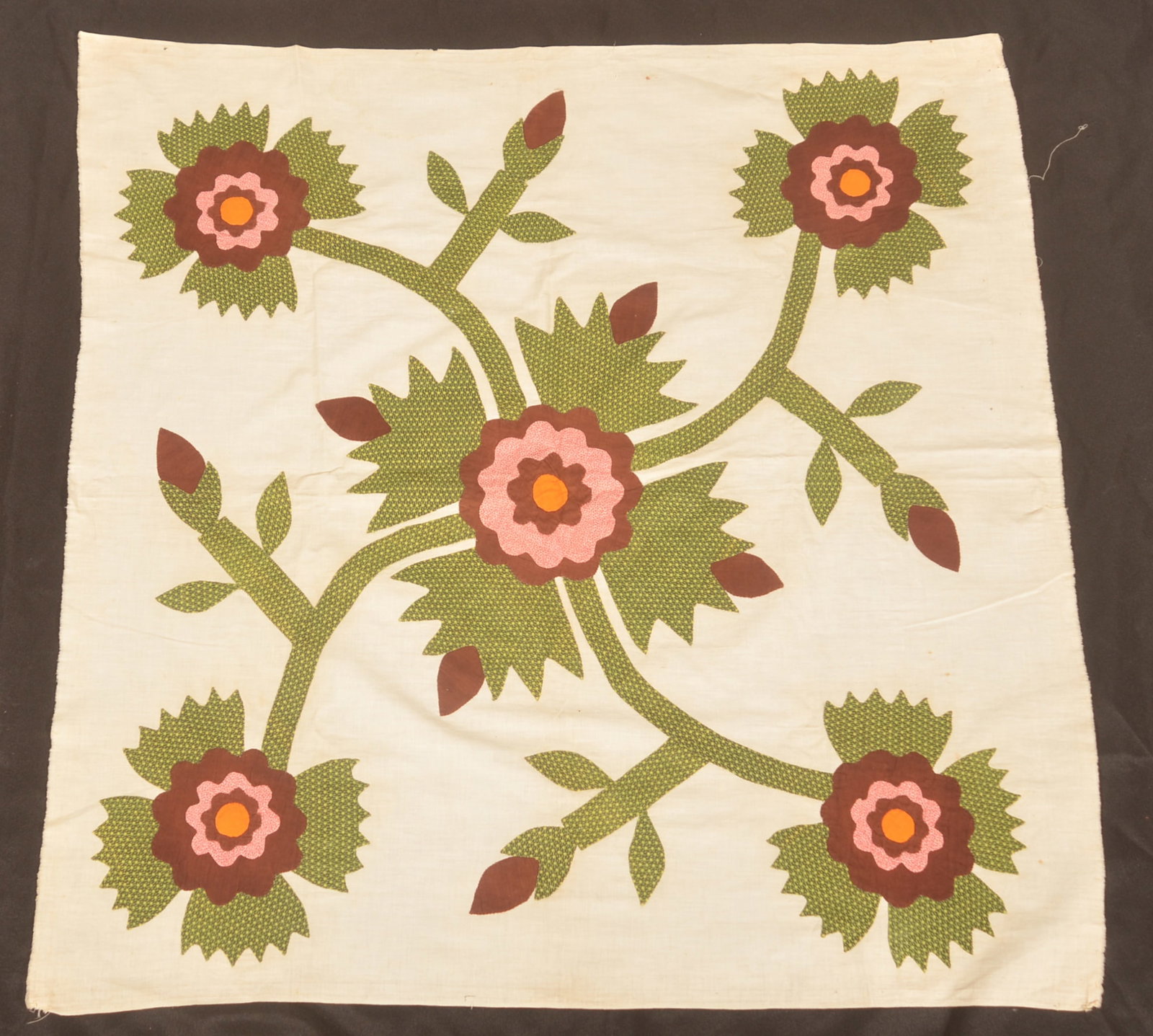 Large Antique Applique Quilt Patch (1 of 5)