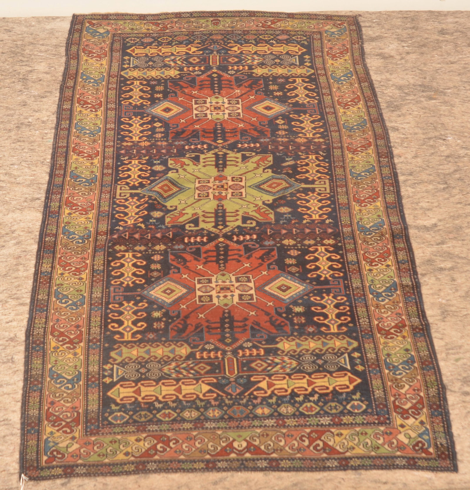 Antique Finely Woven Persian Carpet (1 of 7)