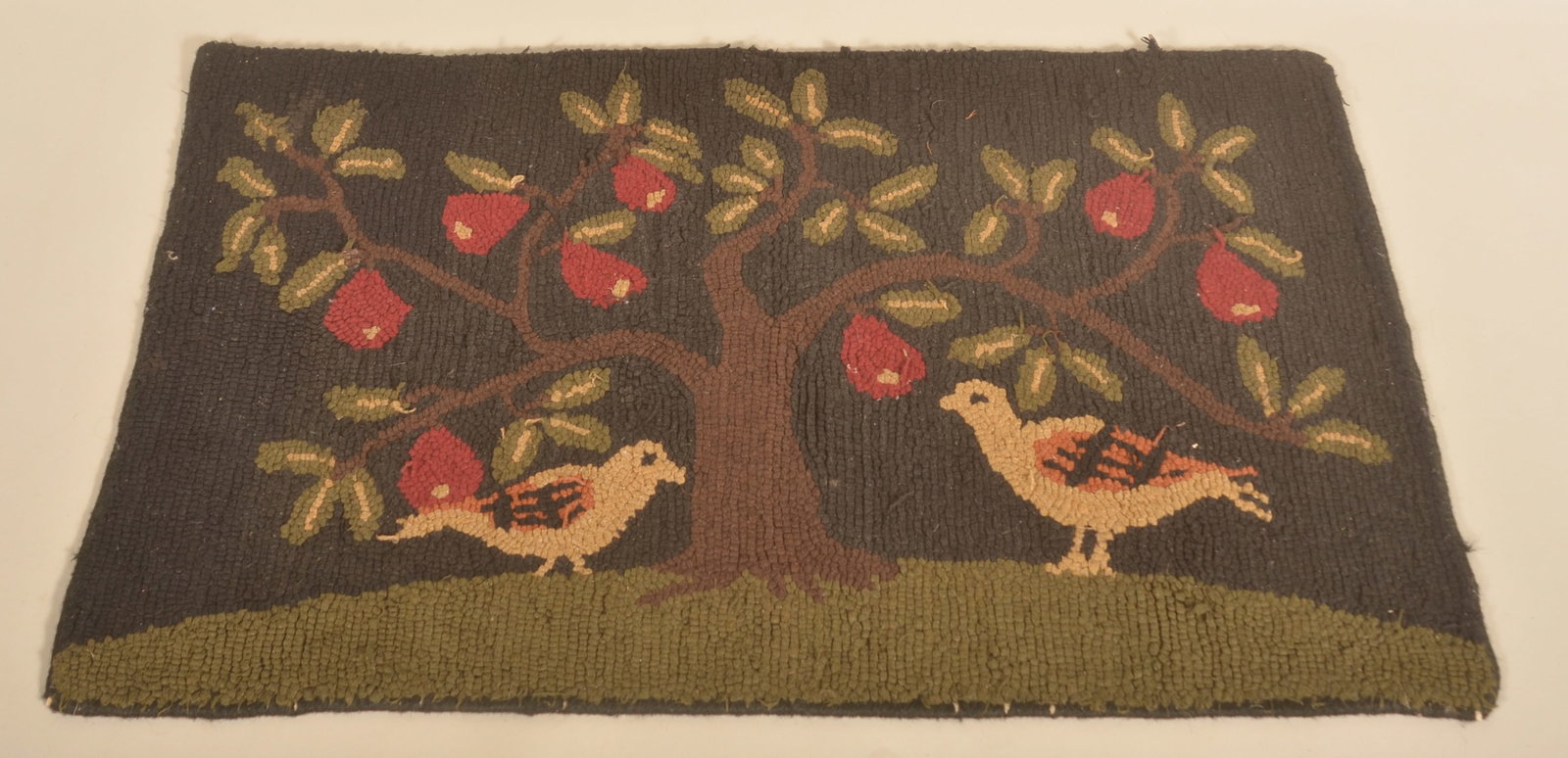Antique Folk Art Hooked Rug (1 of 3)