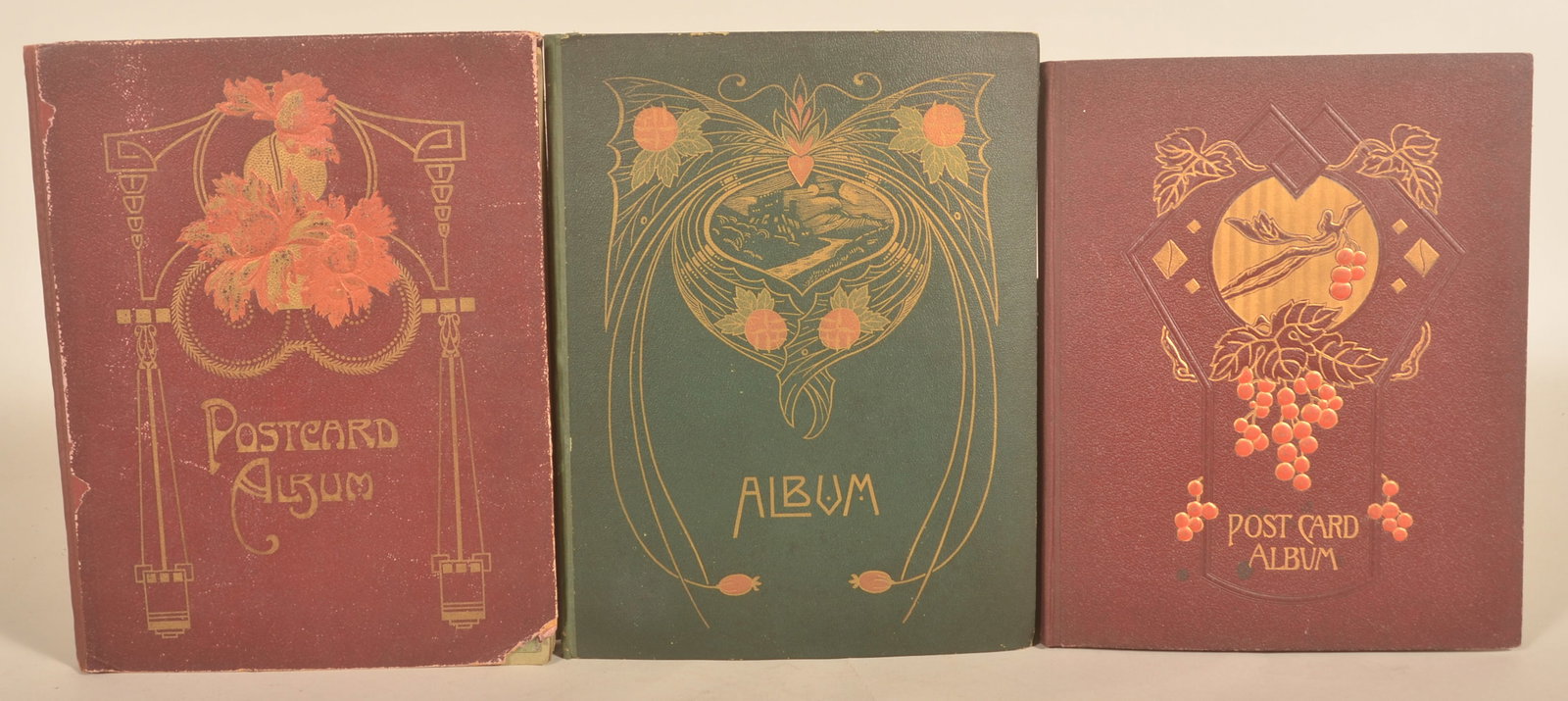3 Antique Postcard Albums (1 of 8)
