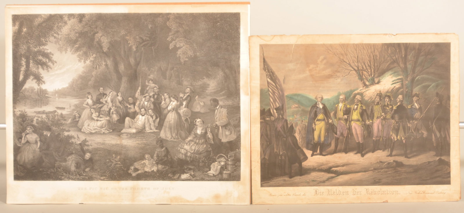 Early US Revolutionary War & July 4th Prints (1 of 3)