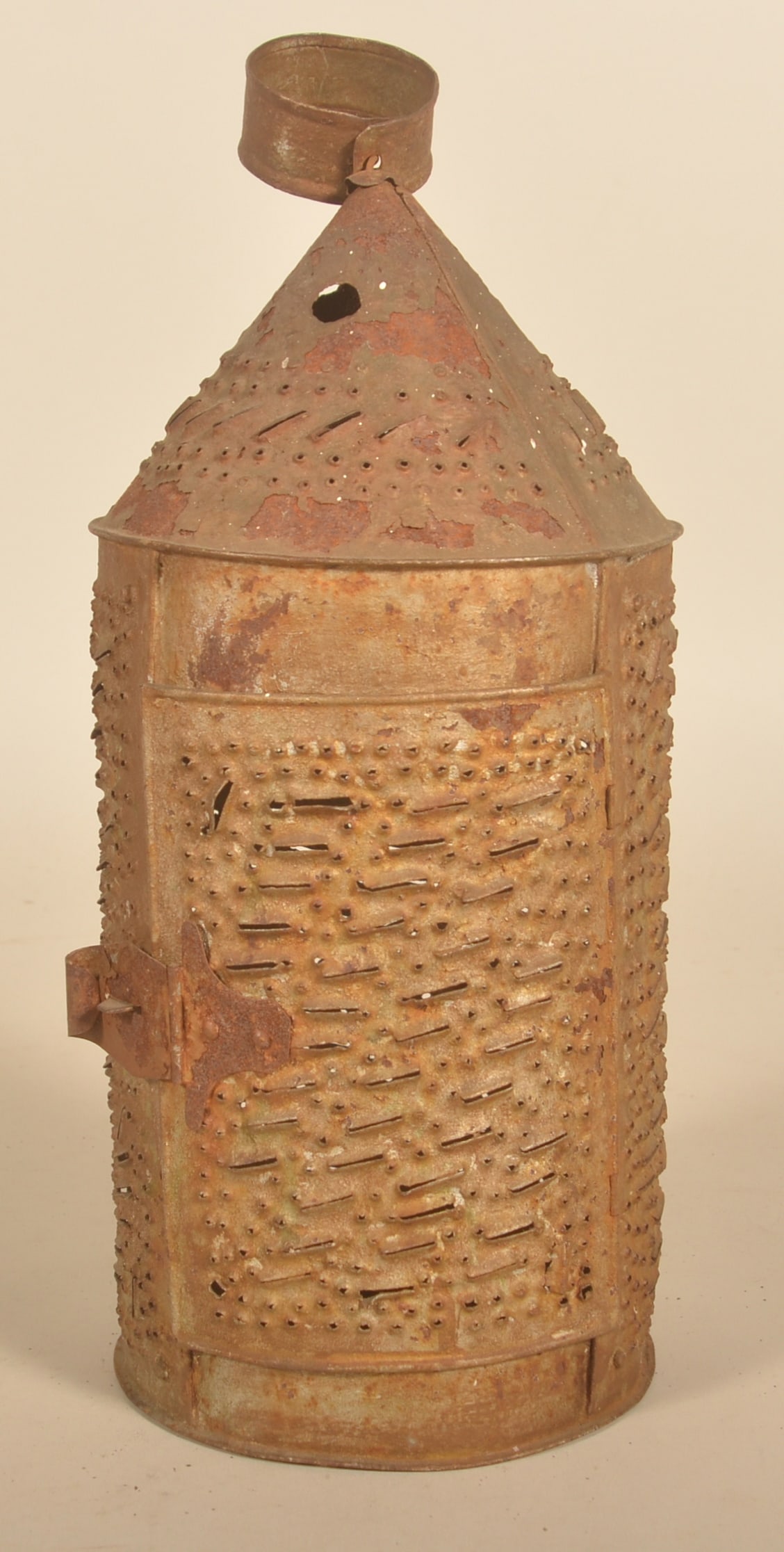 Early Punched-Tin Candle Barn Lantern (1 of 4)