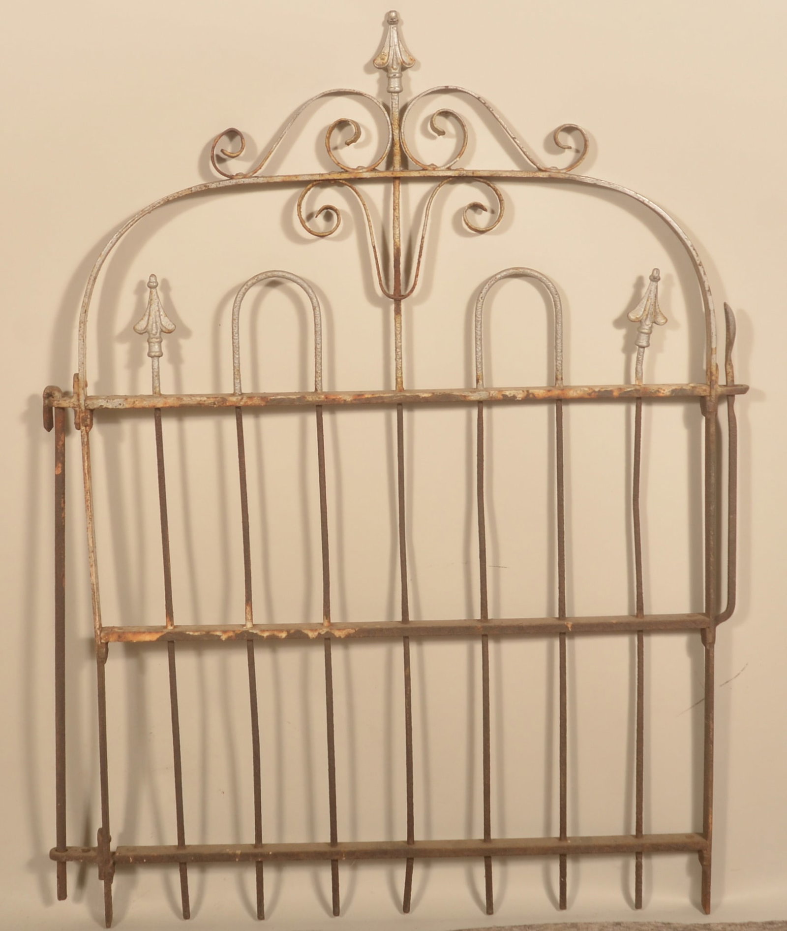 19th C. Cast Iron Garden Fence Gate (1 of 4)