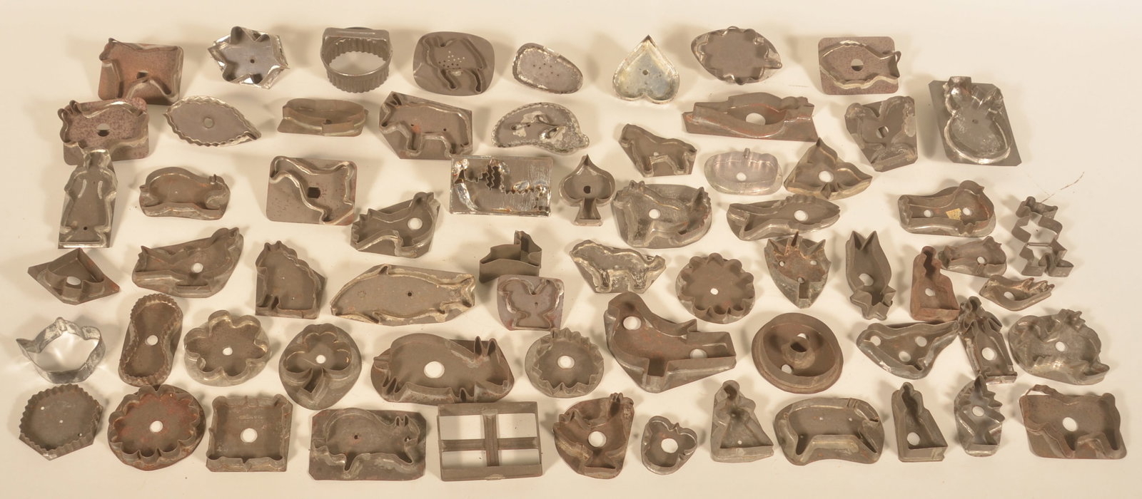 Lg. Collection of Pennsylvania Tin Cookie Cutters (1 of 2)