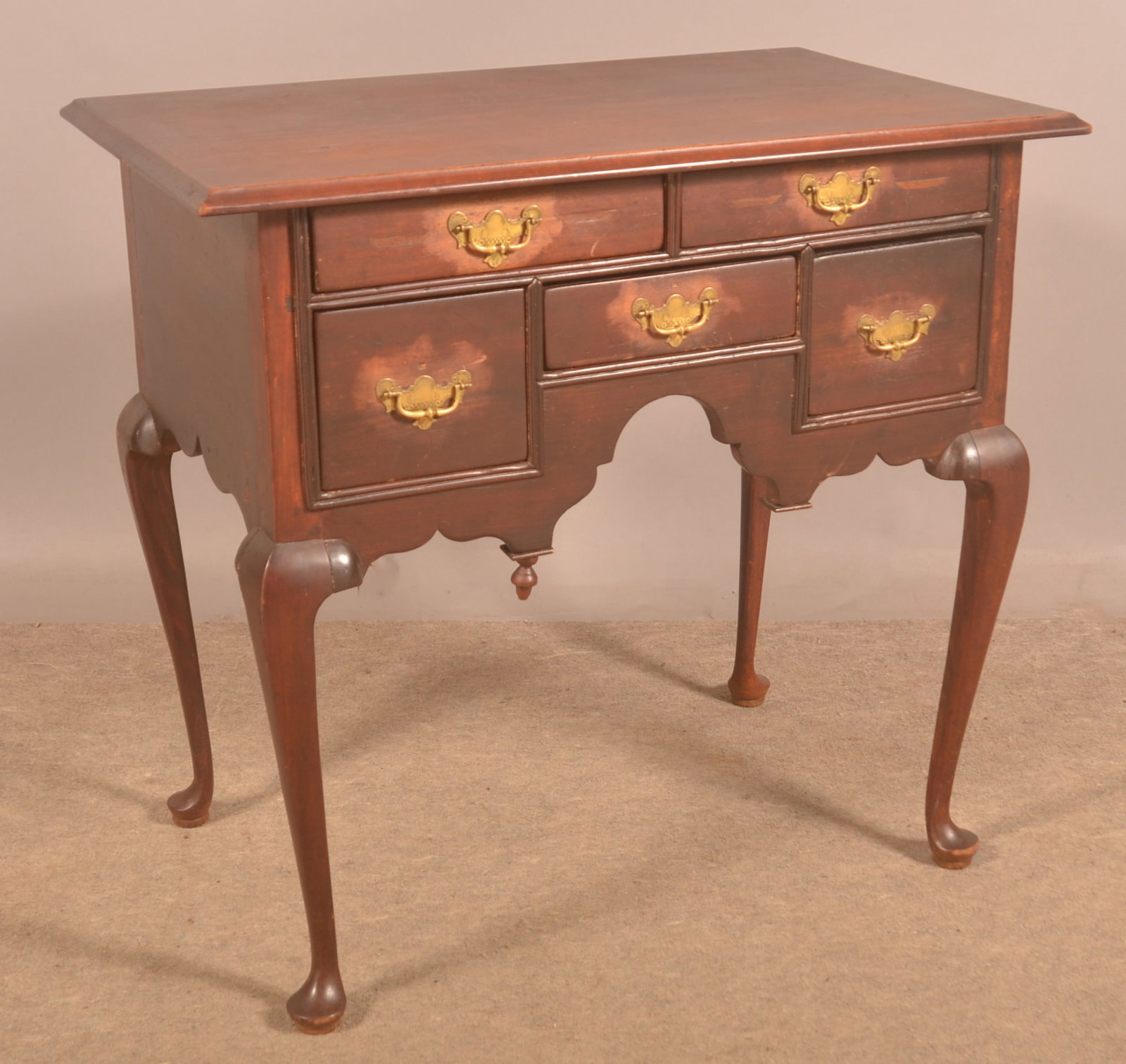 Antique Walnut Queen Anne Lowboy (1 of 6)