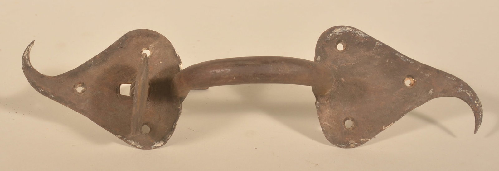 Great Large Wrought Iron Thumb Latch (1 of 3)