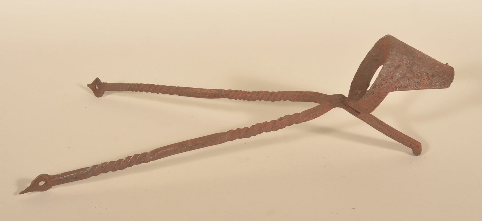 19th C. PA Wrought Iron Pump Spout Hanger (1 of 3)