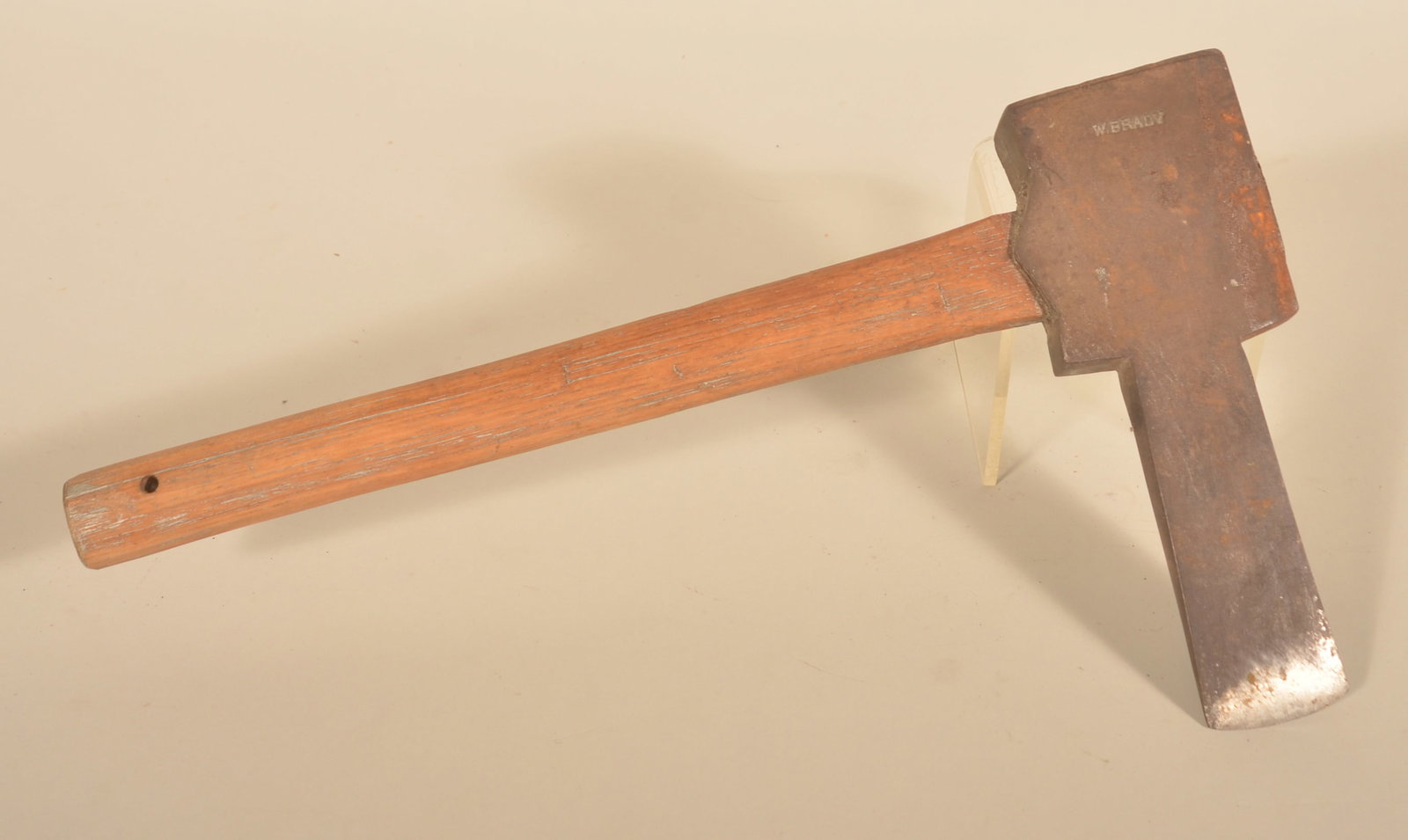 W. Brady Stamped Mortising Axe (1 of 4)