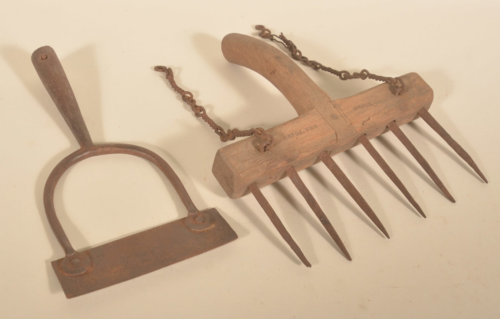 Antique Siding/Shingle Slick & Small Cultivator (1 of 2)