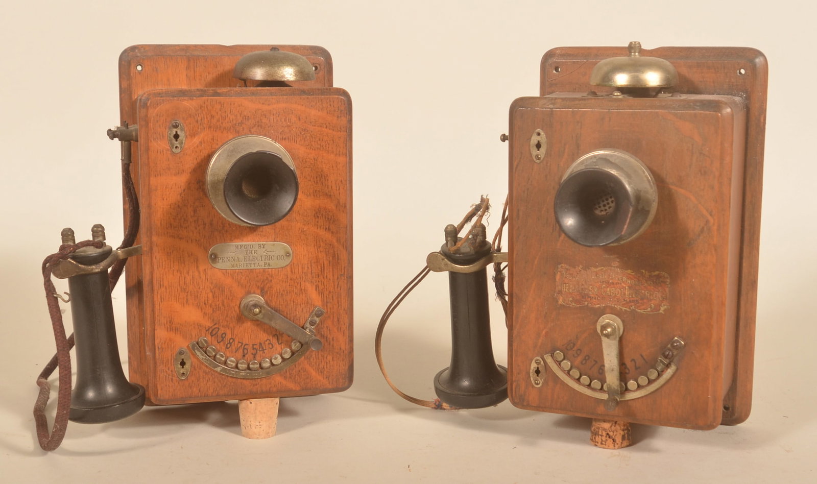 Pair of Pennsylvania Electric Wall Phones (1 of 8)