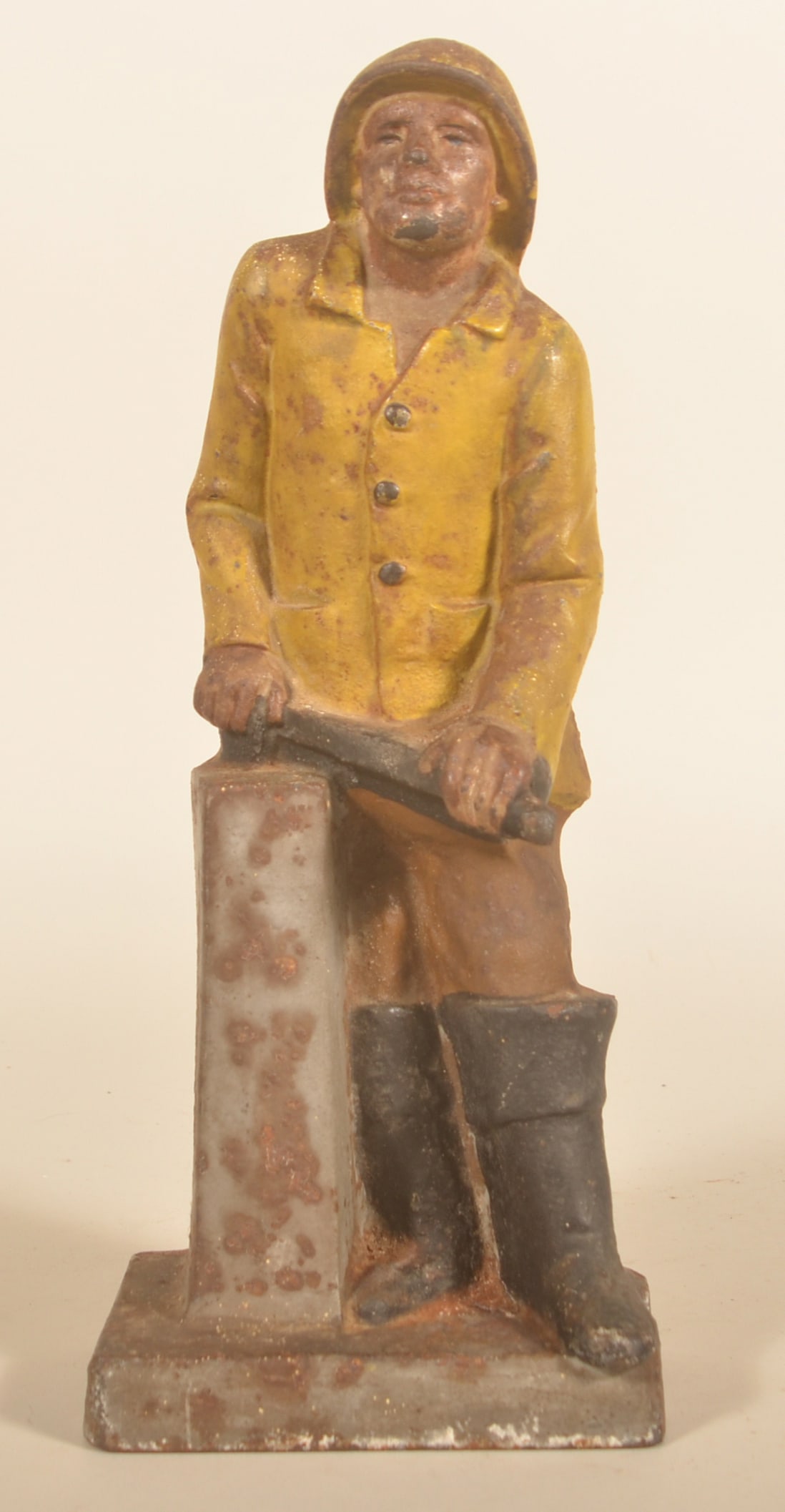 Large Antique Cast Iron "Old Salt" Doorstop (1 of 4)