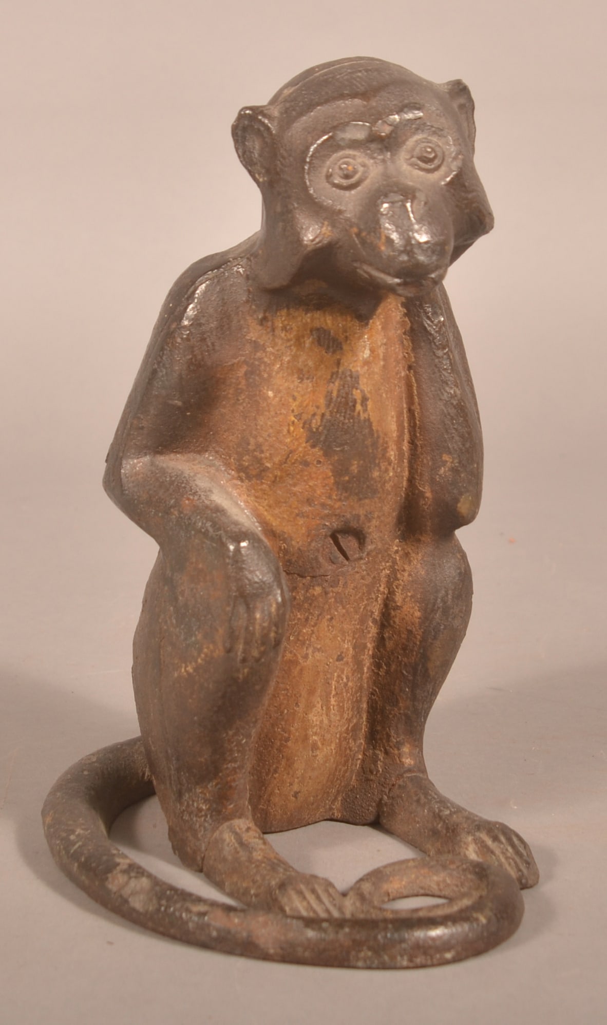 Hubley Figural Cast Iron Monkey Door Stop (1 of 5)
