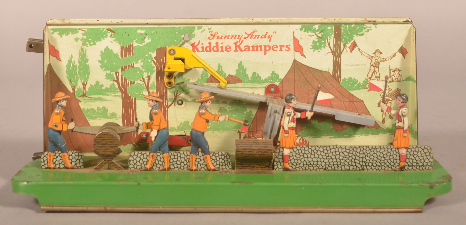 Sunny Andy Kiddie Kampers American Tin Toy (1 of 2)