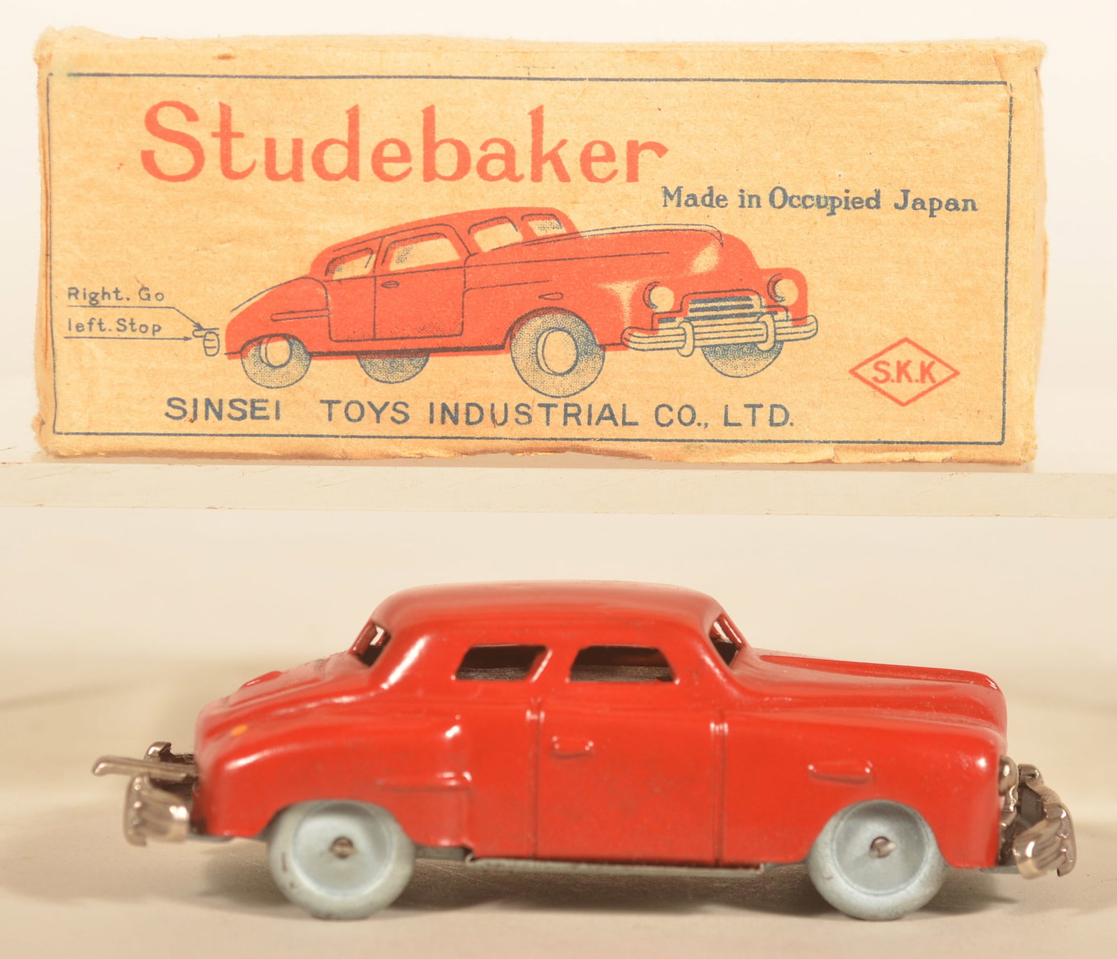 Occupied Japan Sinsei Studebaker In Original Box (1 of 7)