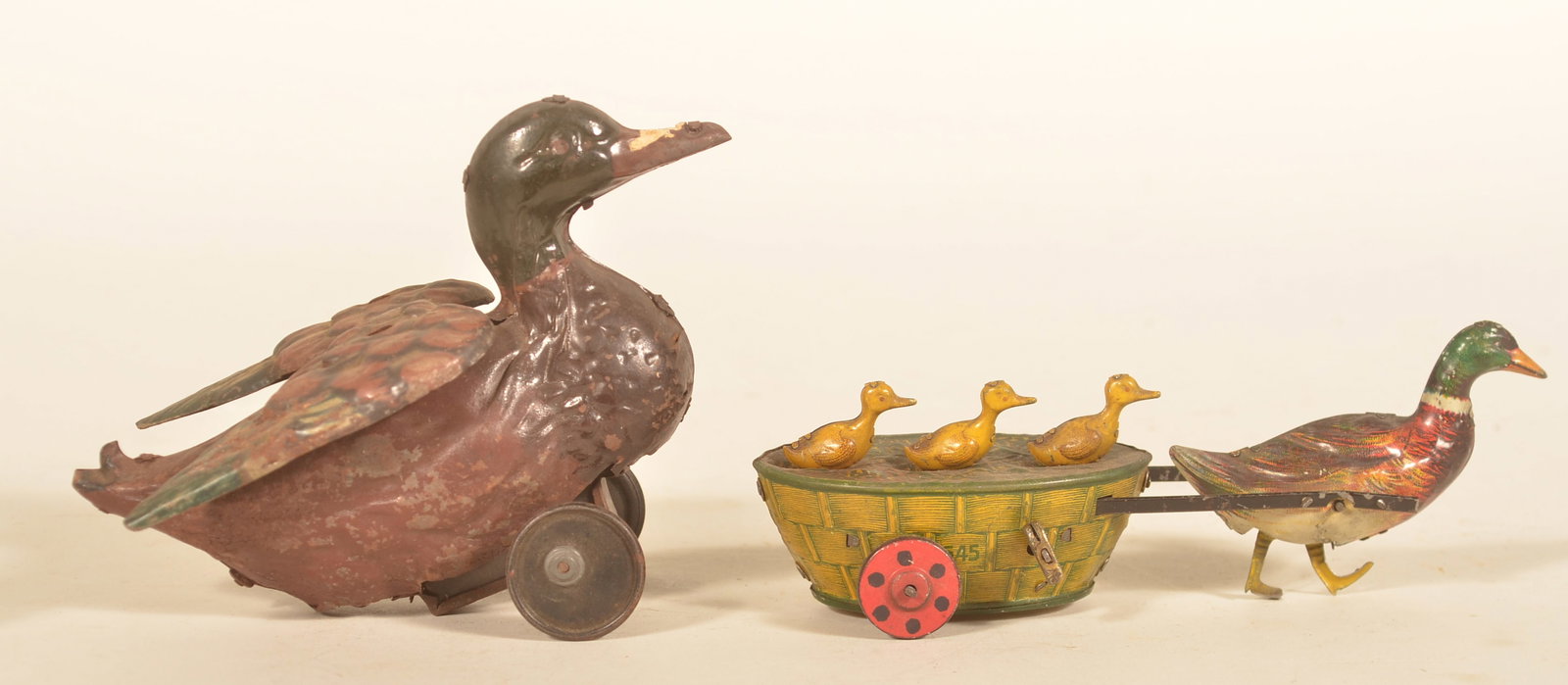 Antique Tin Windup Toy Ducks Incl Lehmann (1 of 8)