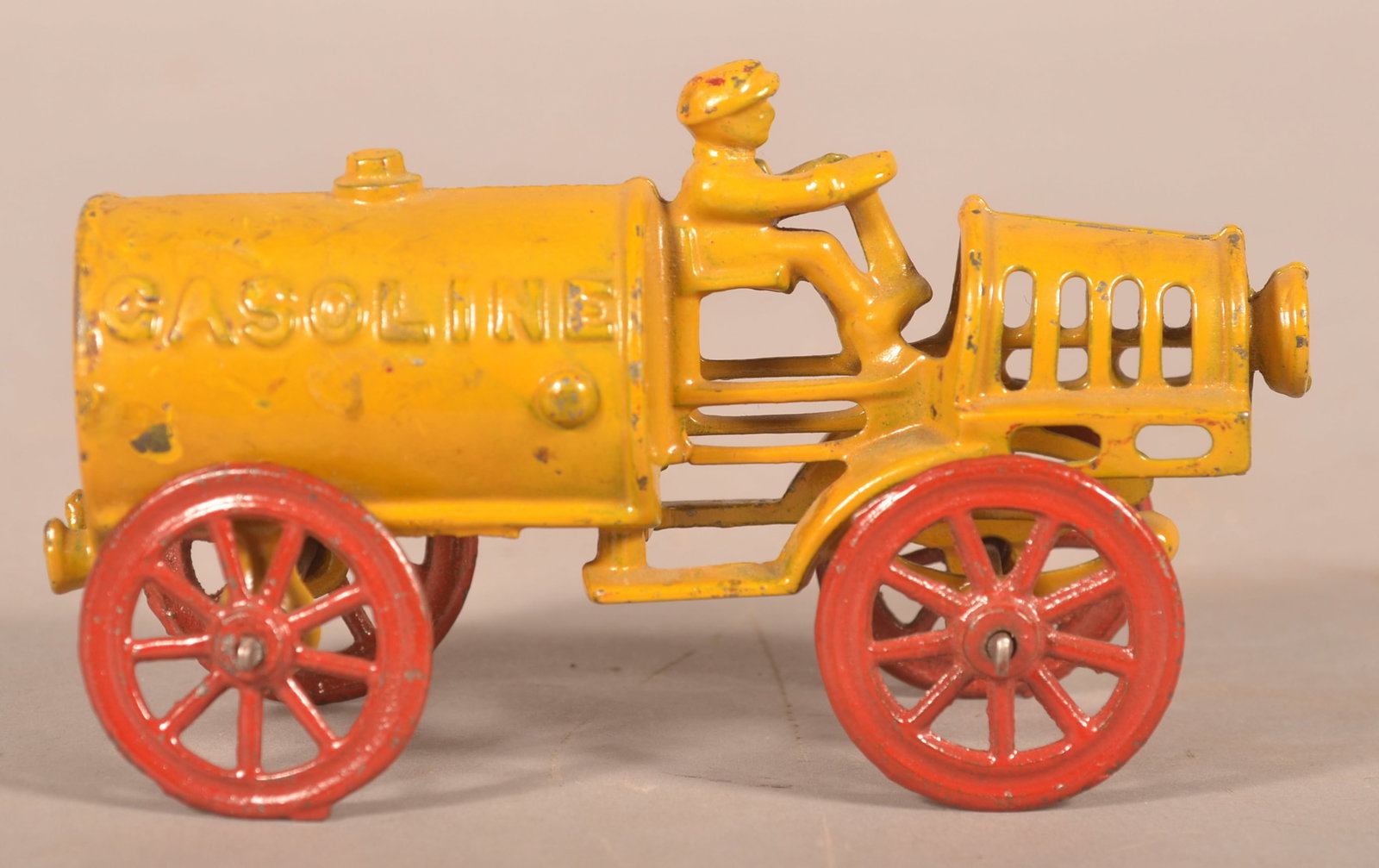 Unusual Cast Iron Gasoline Tanker Toy (1 of 5)