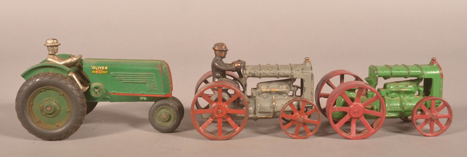 3 Cast Iron Tractor Toys Including Arcade (1 of 5)