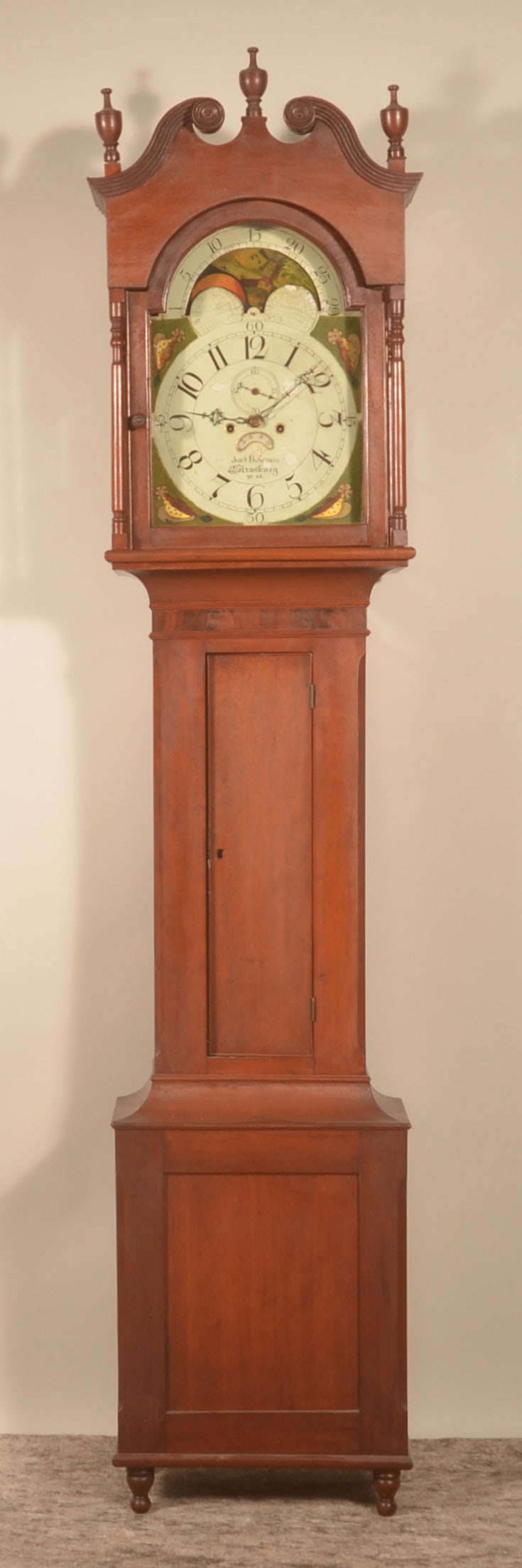 Joseph Bowman Strasburg, PA No.61 Tall Case Clock (1 of 9)