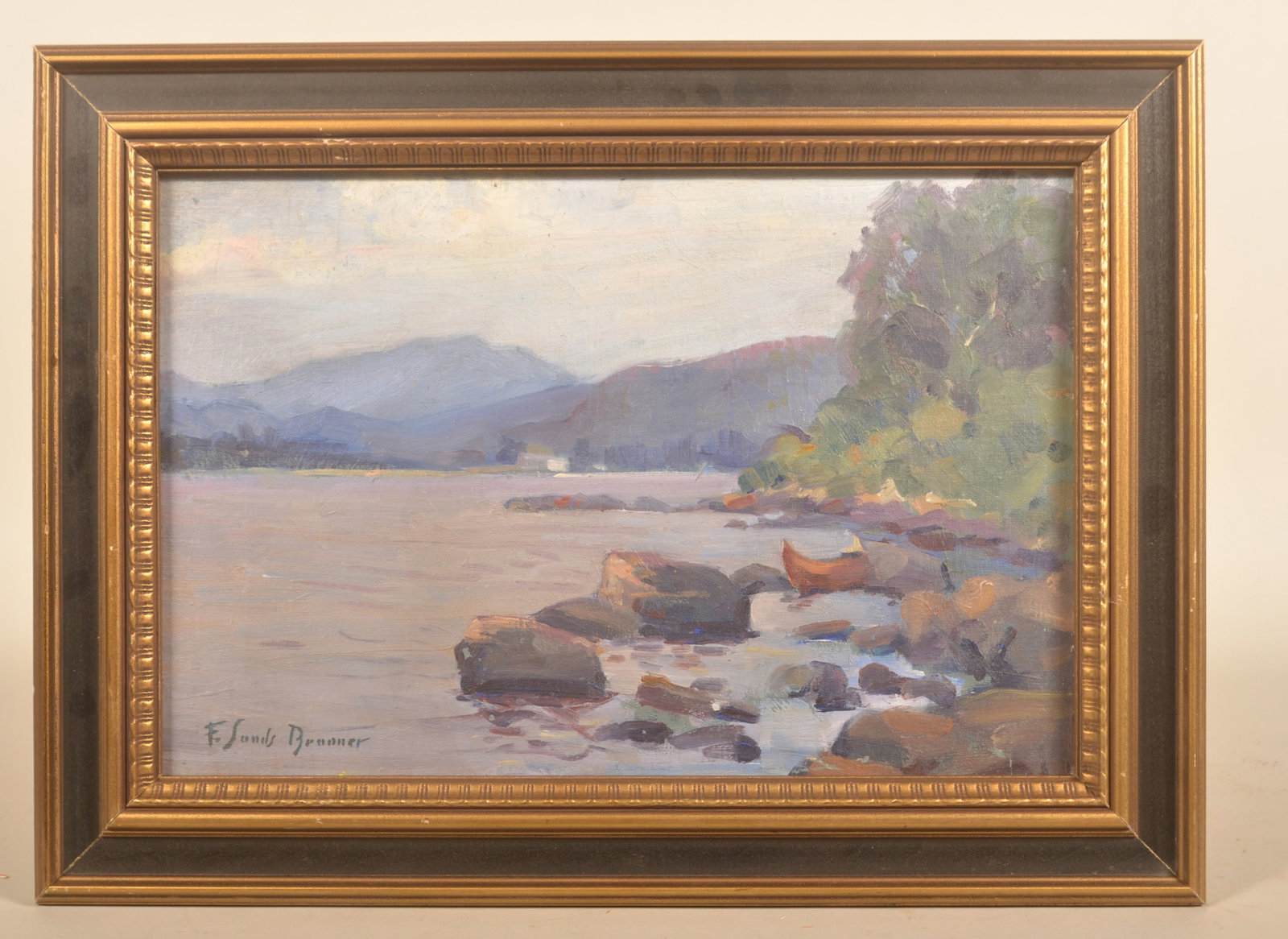 Frederick Brunner American Seascape Oil on Canvas (1 of 5)