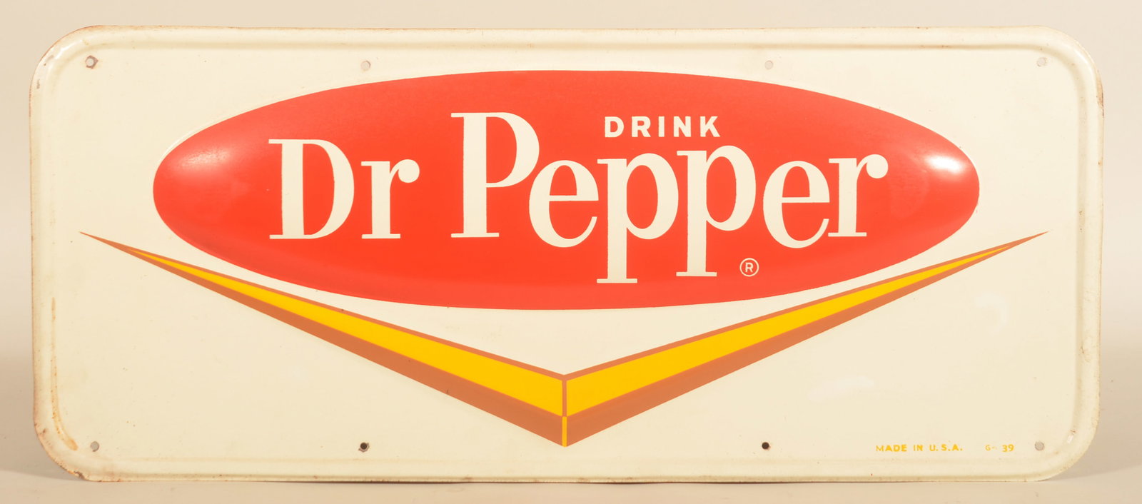Self-Framed SST Dr Pepper Sign (1 of 5)