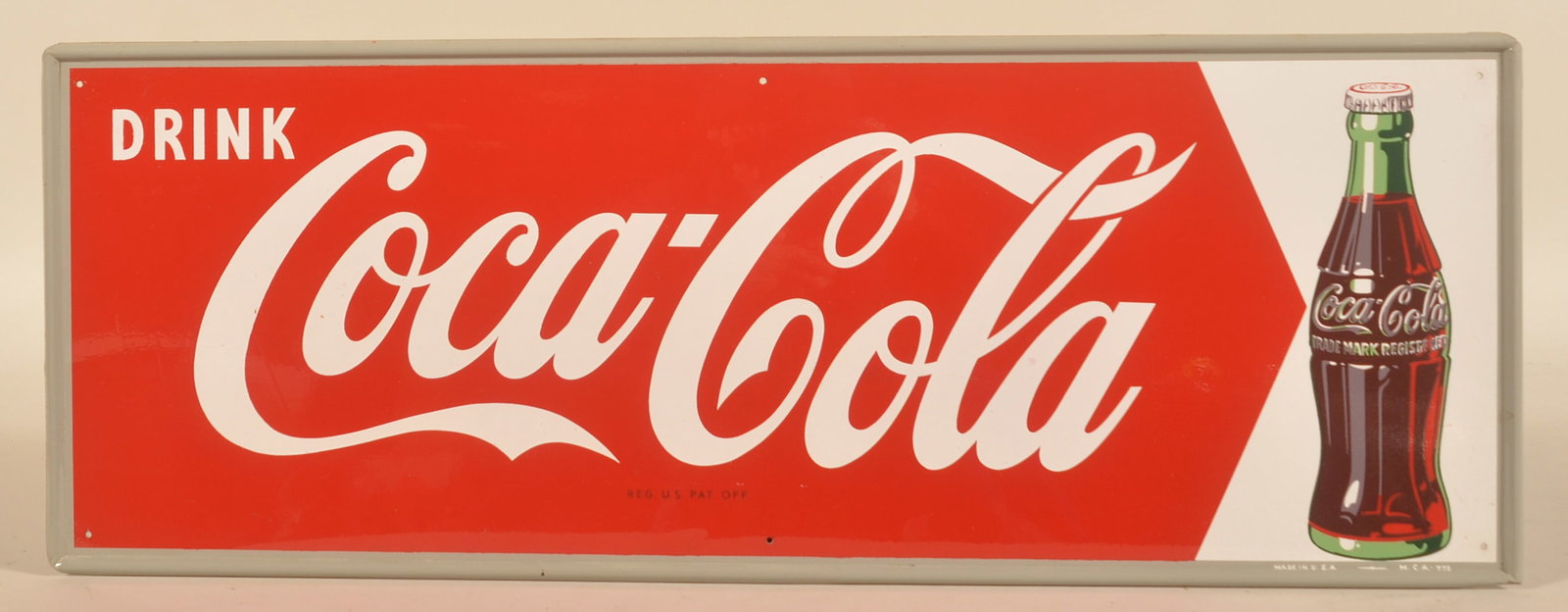Self-Framed SST Drink Coca-Cola Sign (1 of 5)