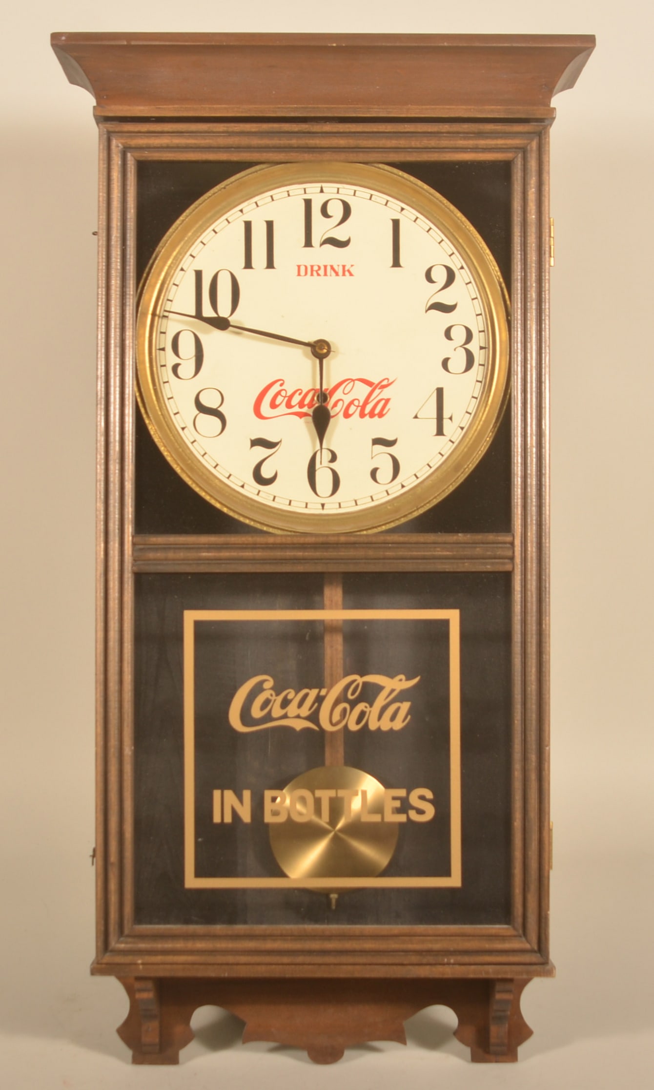 Vintage Coca-Cola Gilbert-Style Advertising Clock (1 of 4)
