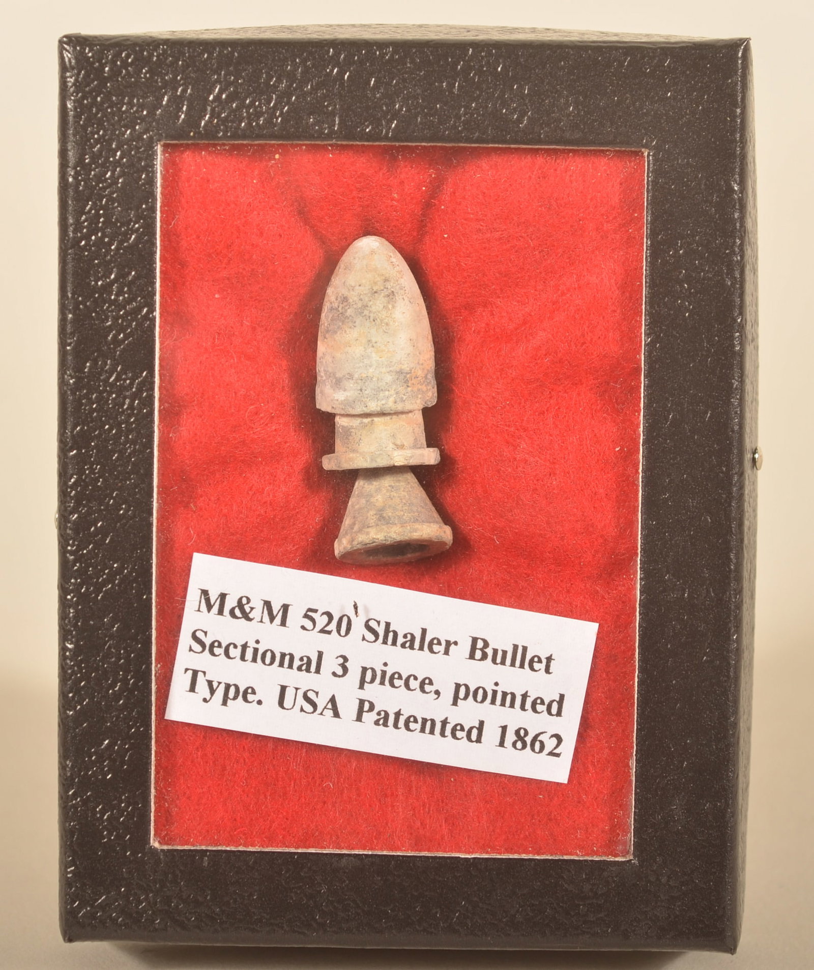 Unusual 3-Piece Shaler .58 cal. Bullet (1 of 2)
